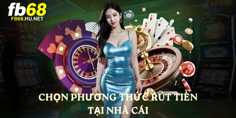 Chọn phương thức rút tiền tại nhà cái